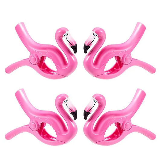 4pcs/2/1pc Flamingo Shapes Clips Beach Towel Quilt Clip Clothes Shoes Hanging Pegs прищепки декоративные Clothesline Accessories