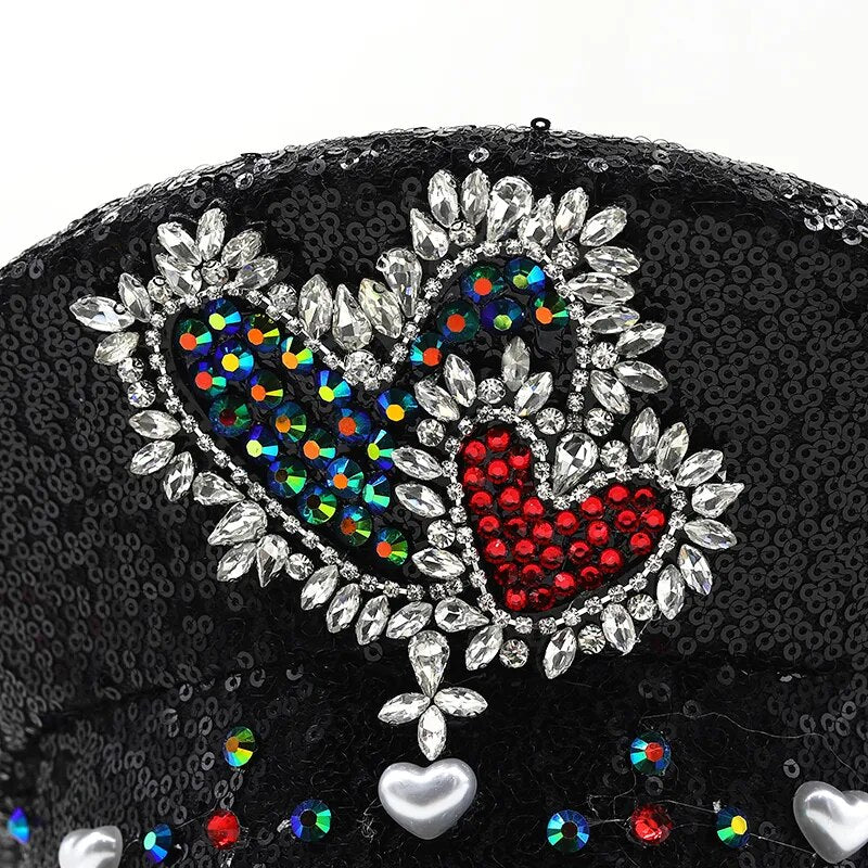 Black Heart Hat